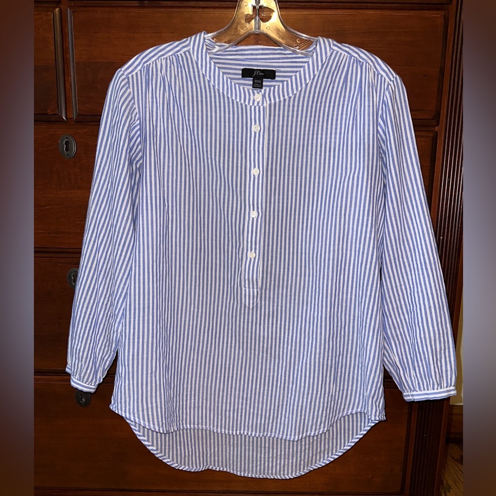 J. Crew Stripe Popover Shirt